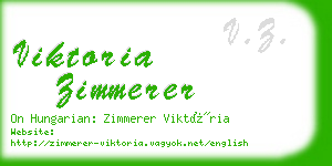 viktoria zimmerer business card